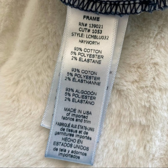 FRAME Le Crop Mini Boot Lace Up Jeans Hayworth - Picture 8 of 10